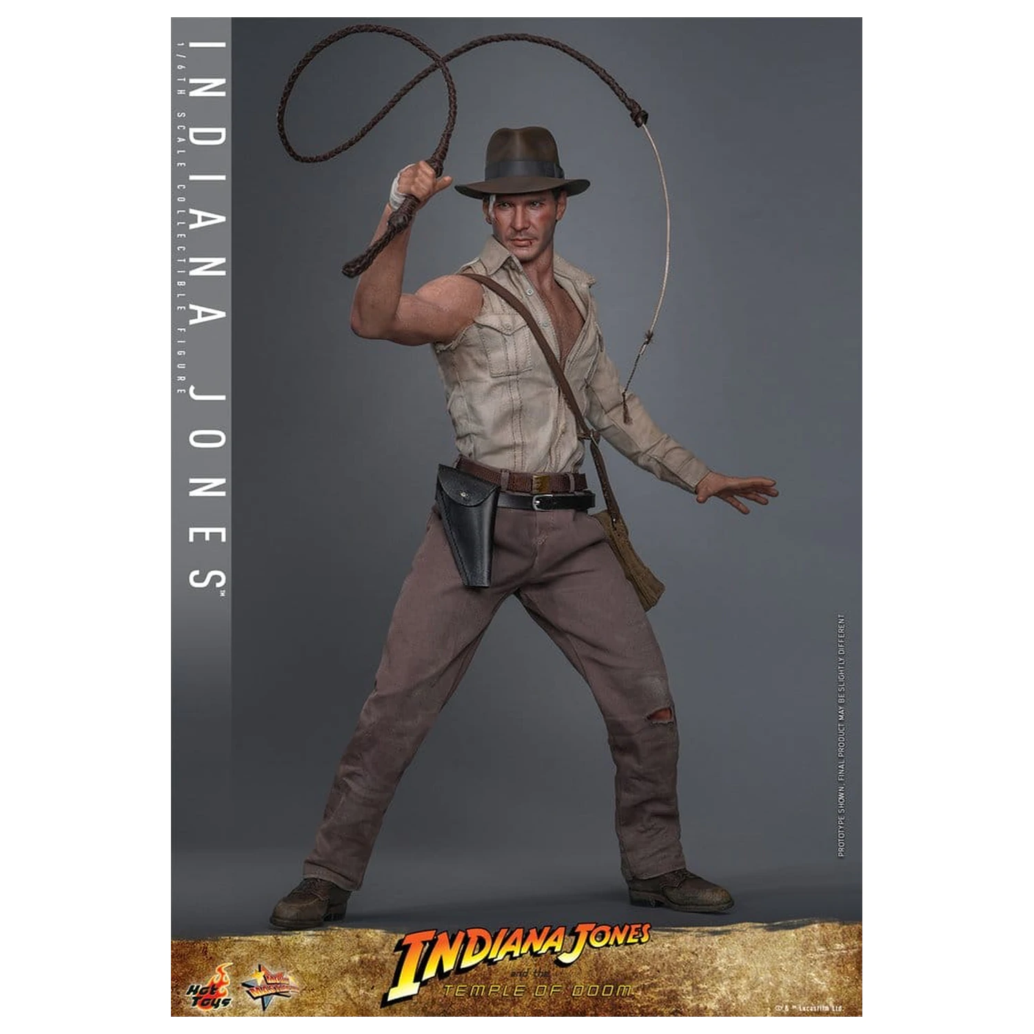 Indiana Jones Movie Masterpiece Action Figur 1/6 Indiana Jones 30 cm Produktfoto