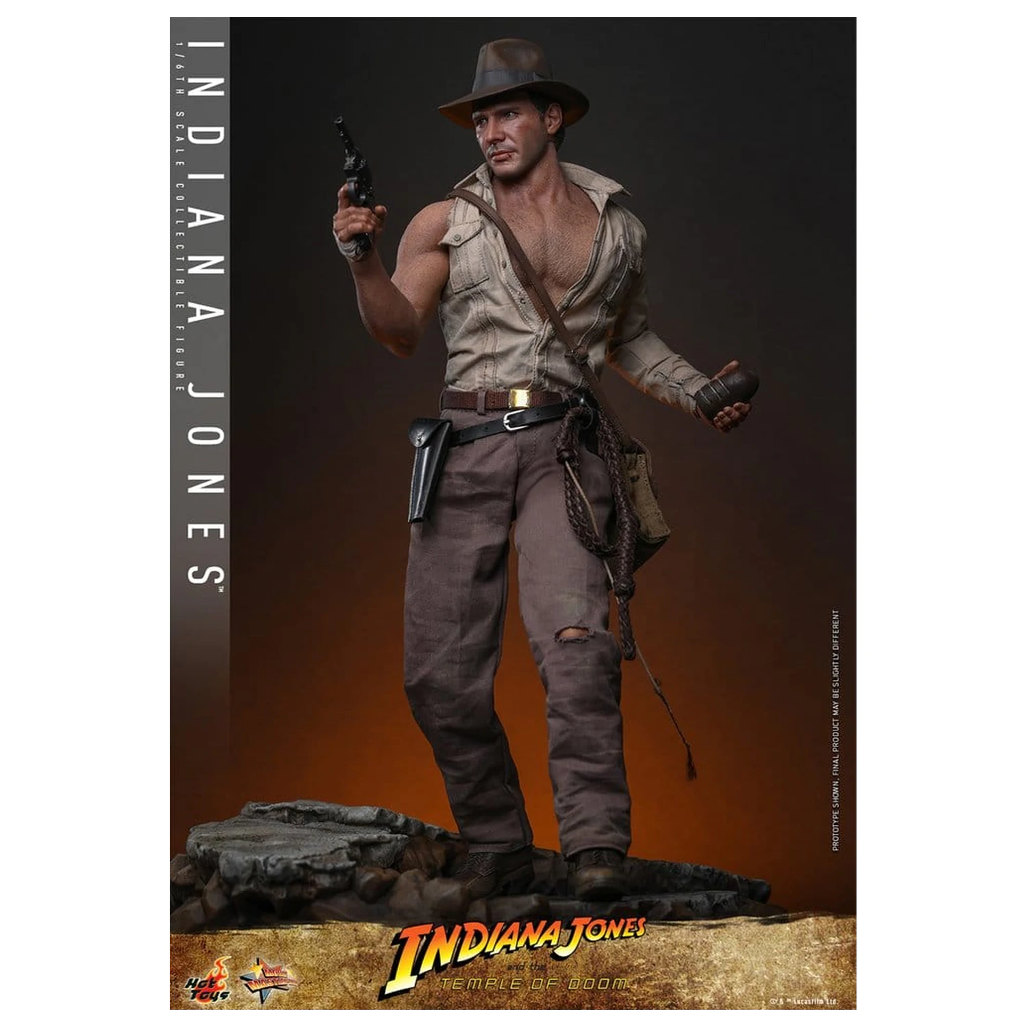 Indiana Jones Movie Masterpiece Action Figur 1/6 Indiana Jones 30 cm Produktfoto