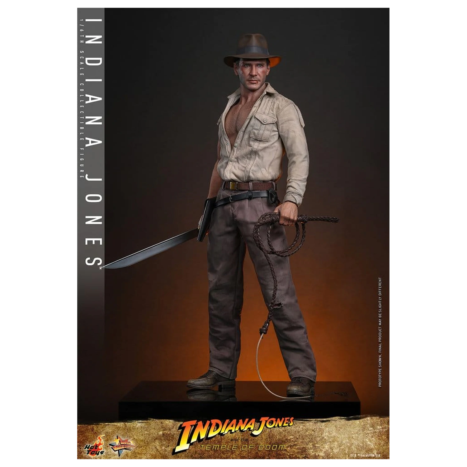 Indiana Jones Movie Masterpiece Action Figur 1/6 Indiana Jones 30 cm Produktfoto