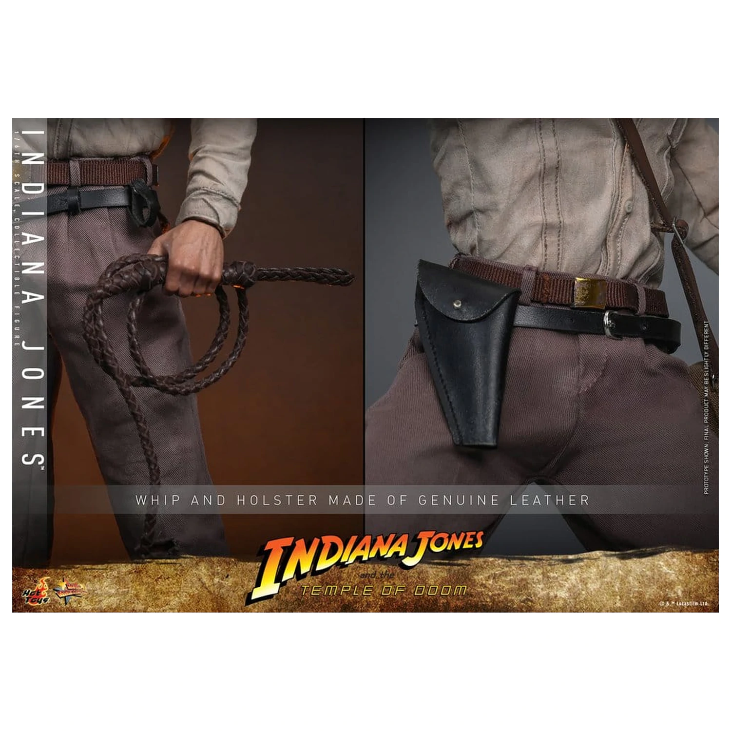 Indiana Jones Movie Masterpiece Action Figur 1/6 Indiana Jones 30 cm Produktfoto