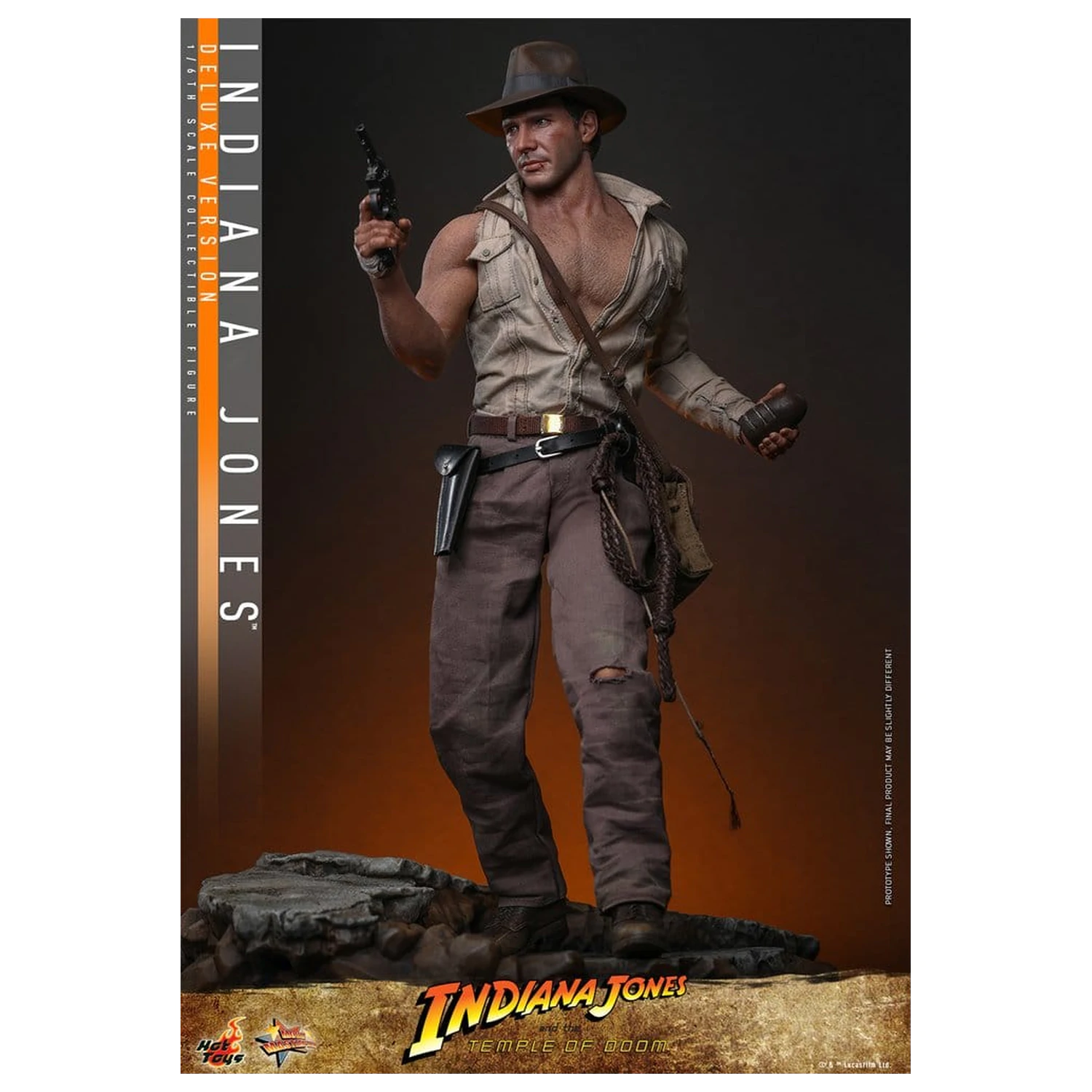 Indiana Jones Movie Masterpiece Actionfigur 1/6 Indiana Jones (Deluxe Version) 30 cm Produktfoto
