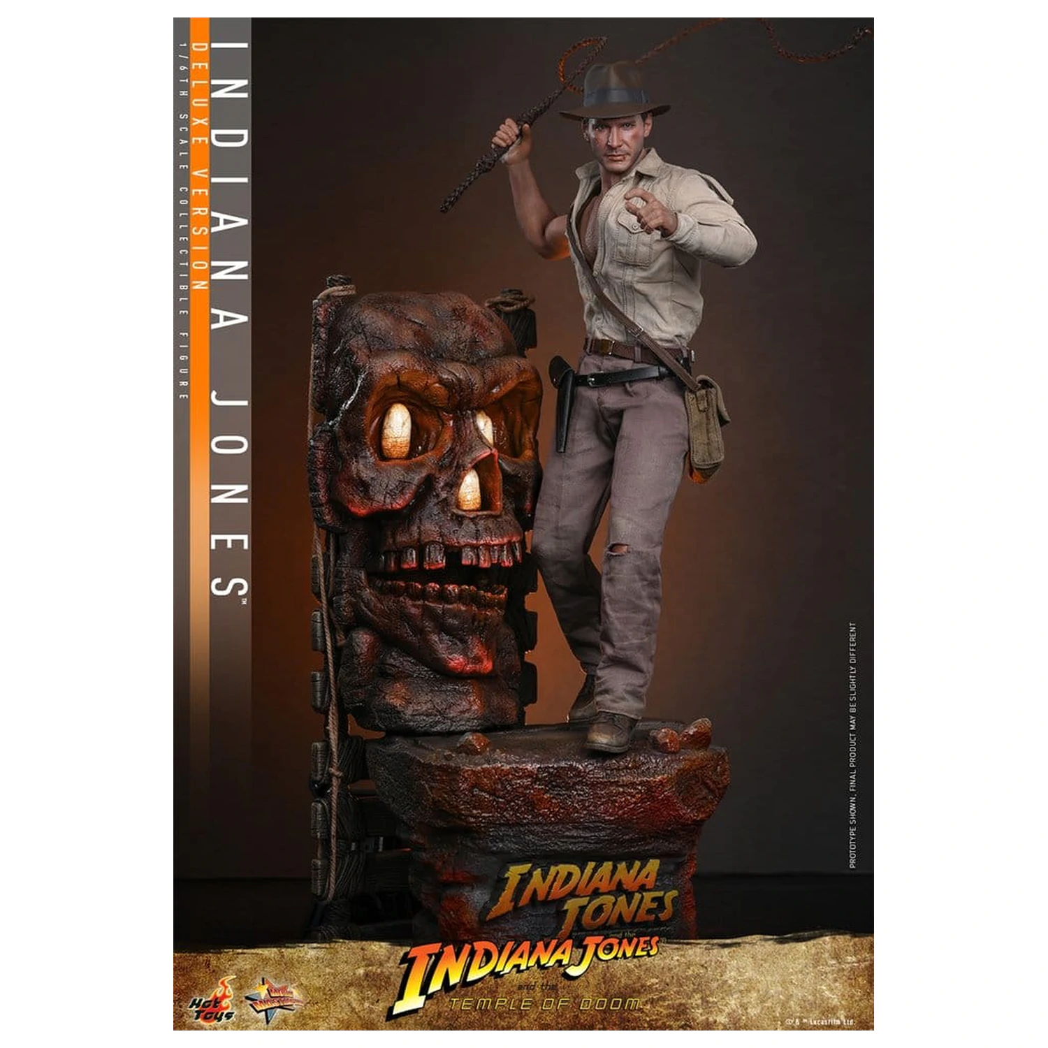 Indiana Jones Movie Masterpiece Actionfigur 1/6 Indiana Jones (Deluxe Version) 30 cm Produktfoto