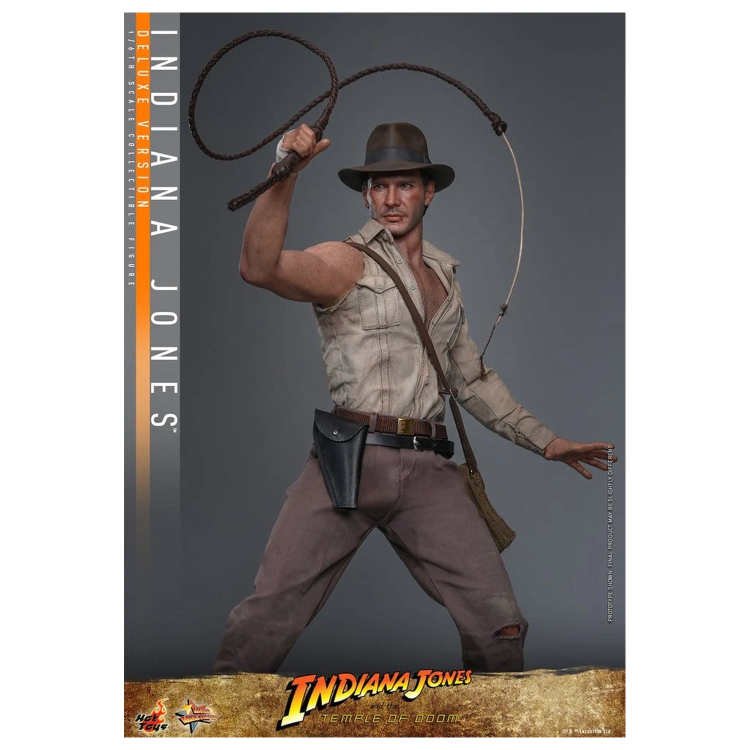 Indiana Jones Movie Masterpiece Actionfigur 1/6 Indiana Jones (Deluxe Version) 30 cm Produktfoto