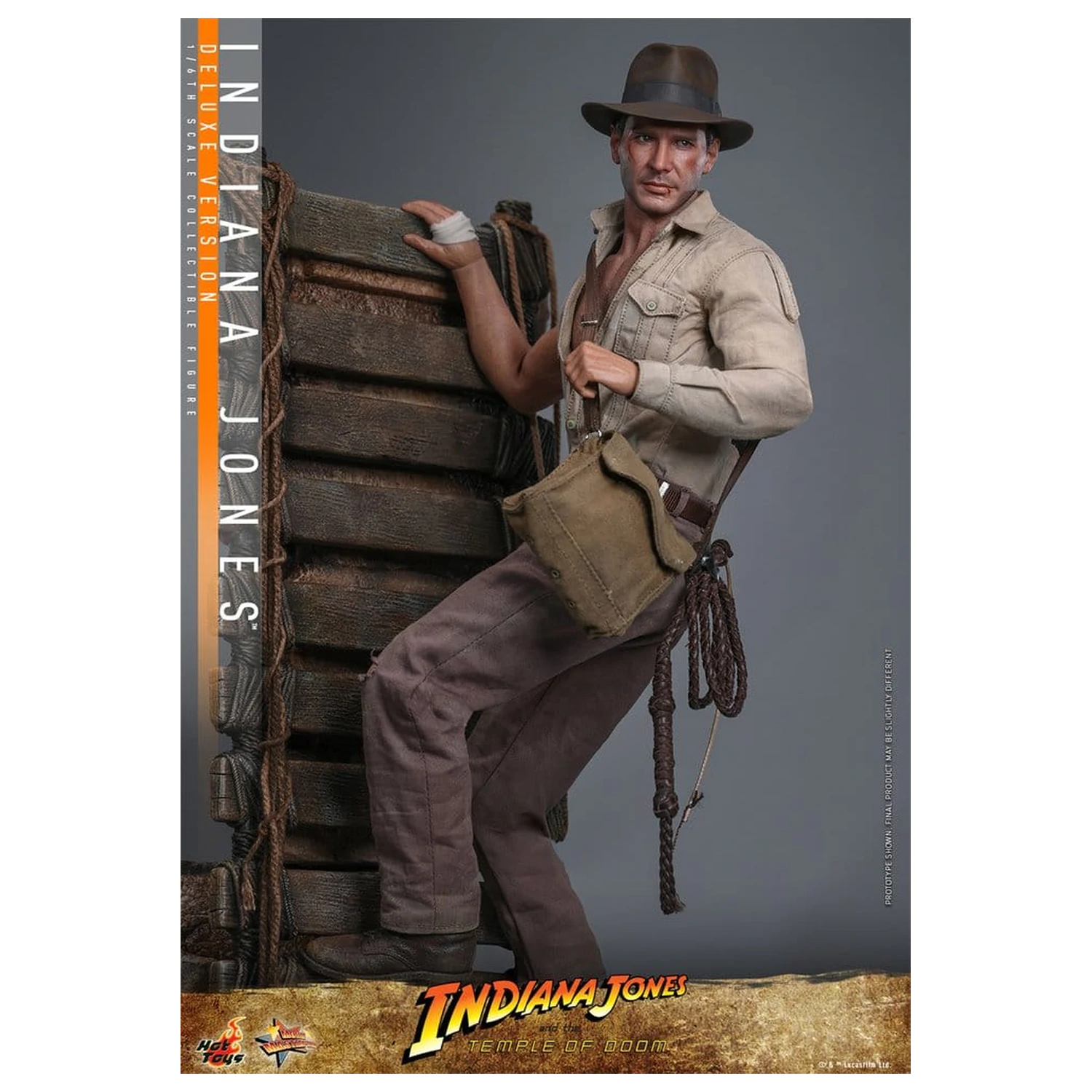 Indiana Jones Movie Masterpiece Actionfigur 1/6 Indiana Jones (Deluxe Version) 30 cm Produktfoto