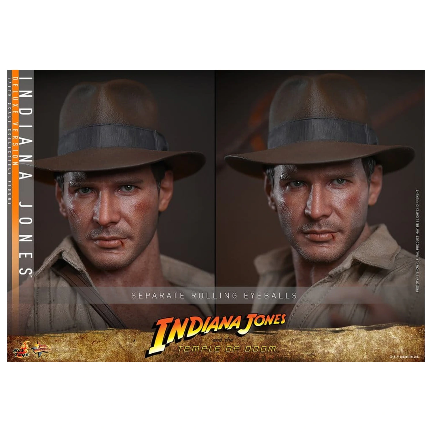 Indiana Jones Movie Masterpiece Actionfigur 1/6 Indiana Jones (Deluxe Version) 30 cm Produktfoto