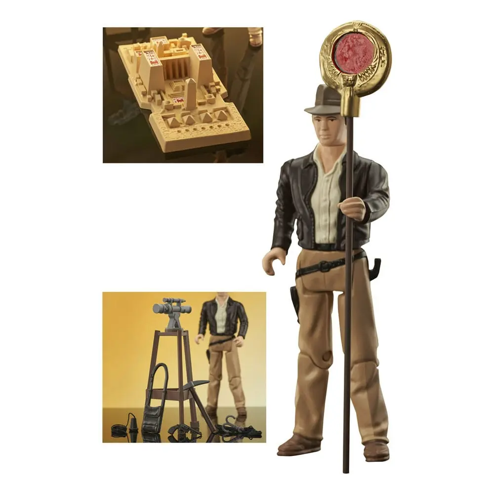 Indiana Jones: Jäger des verlorenen Schatzes Jumbo Vintage Kenner Playset SDCC 2023 Exclusive 30 cm Produktfoto