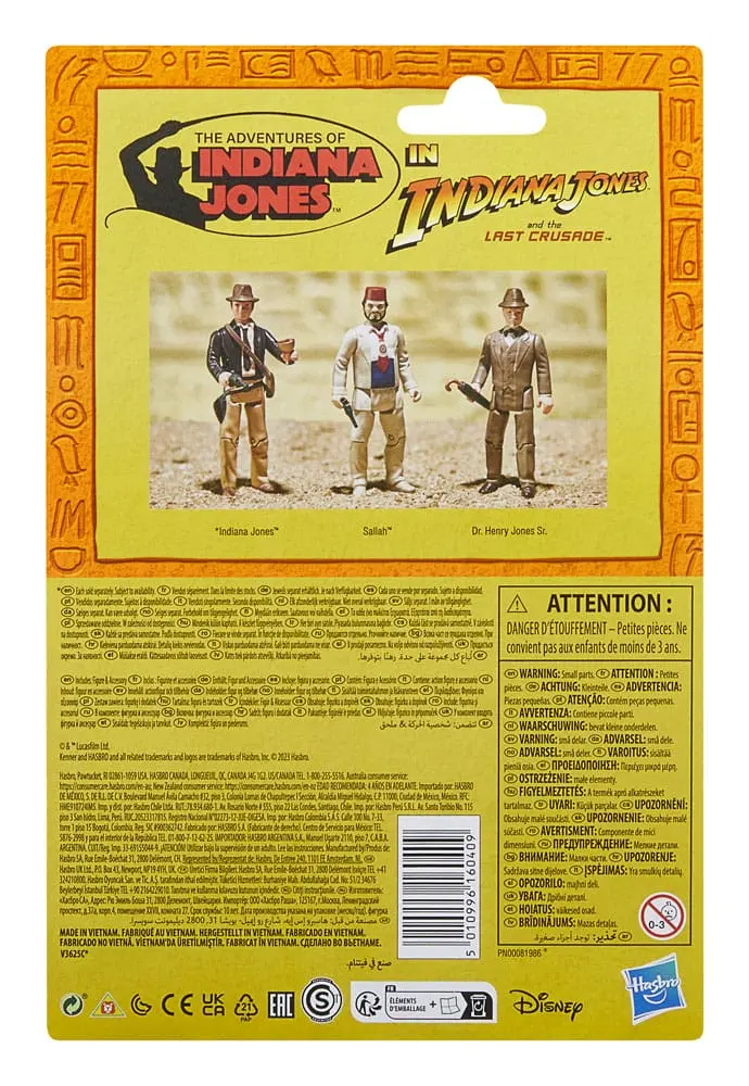 Indiana Jones Retro Collection Actionfigur Sallah (Der letzte Kreuzzug) 10 cm Produktfoto