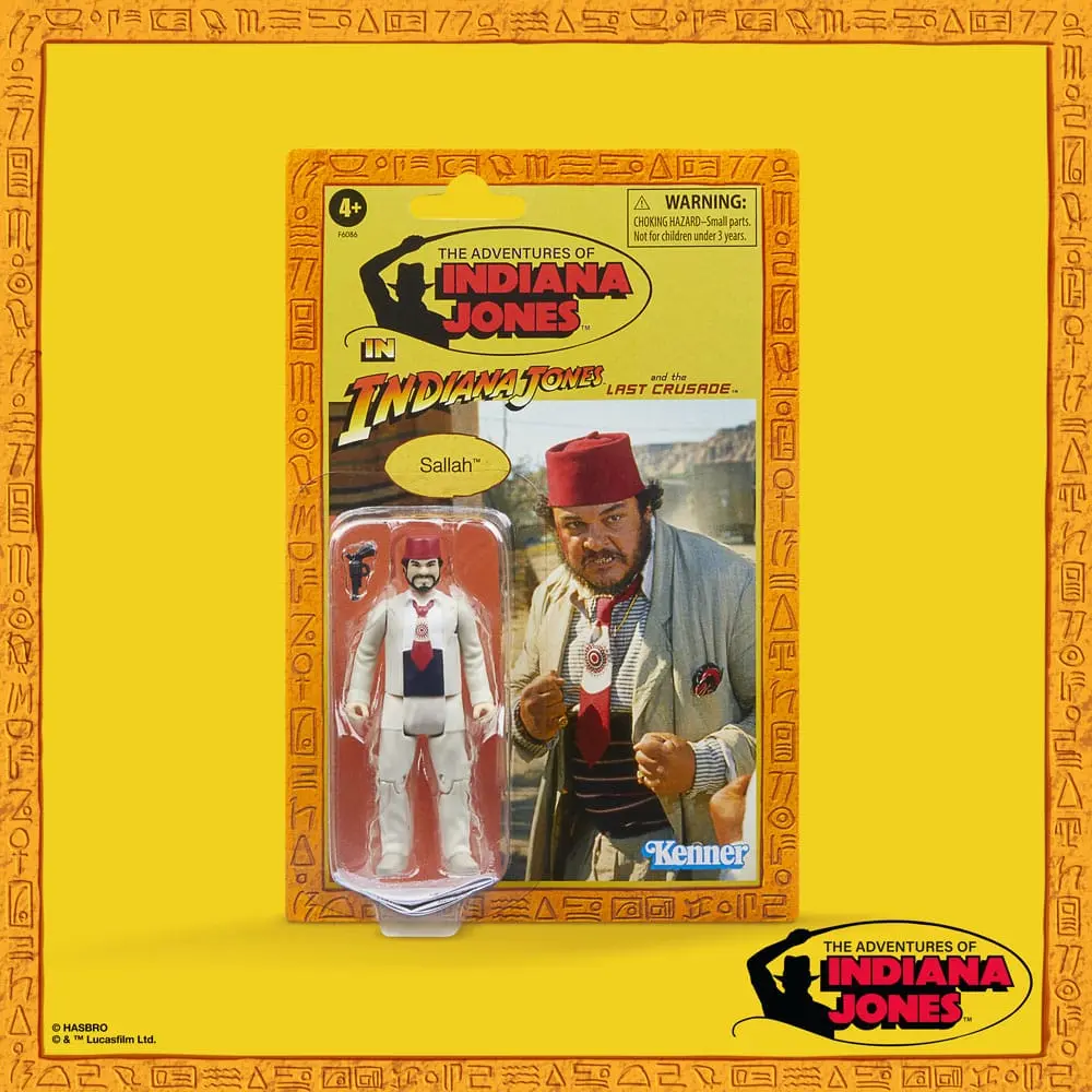 Indiana Jones Retro Collection Actionfigur Sallah (Der letzte Kreuzzug) 10 cm Produktfoto