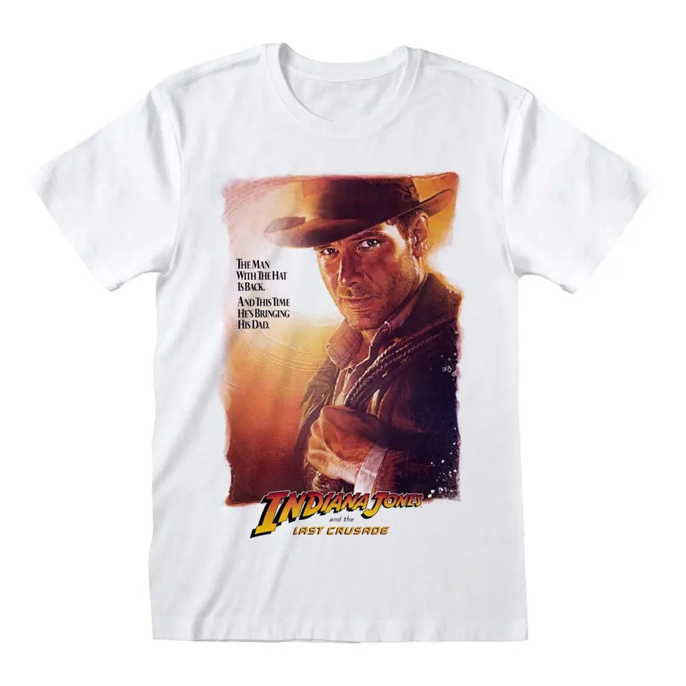 Indiana Jones The Last Crusade Poster T-shirt Produktfoto