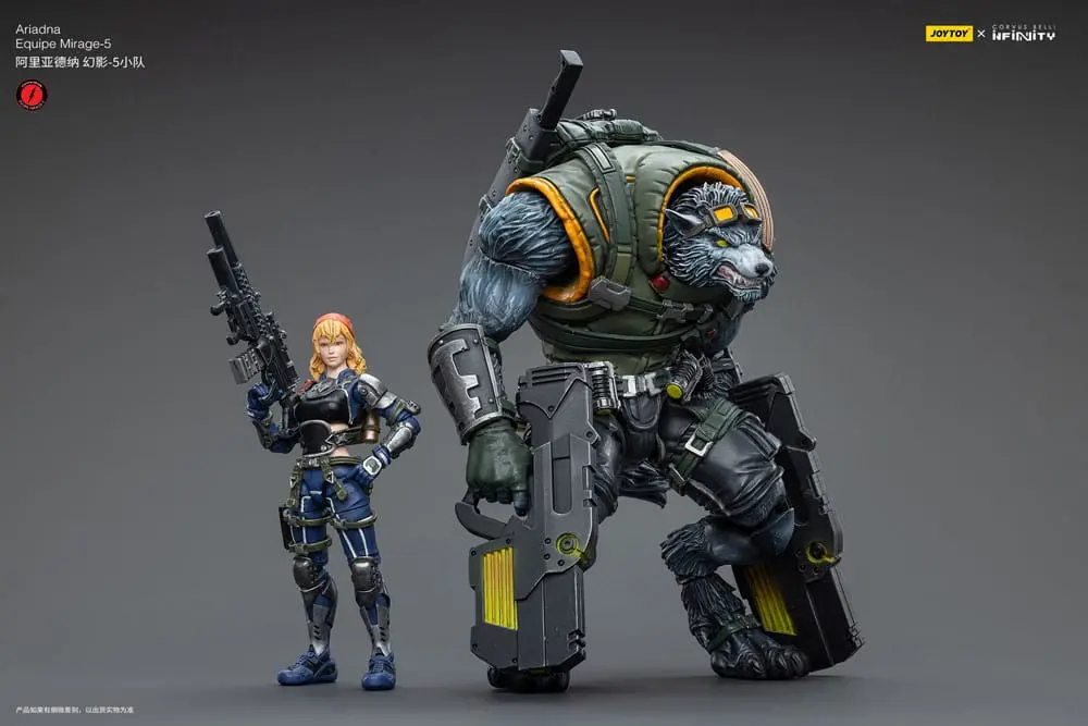 Infinity Actionfiguren 1/18 Ariadna Equipe Mirage-5 Sergent Duroc & Lieutenant Margot Berthier Produktfoto