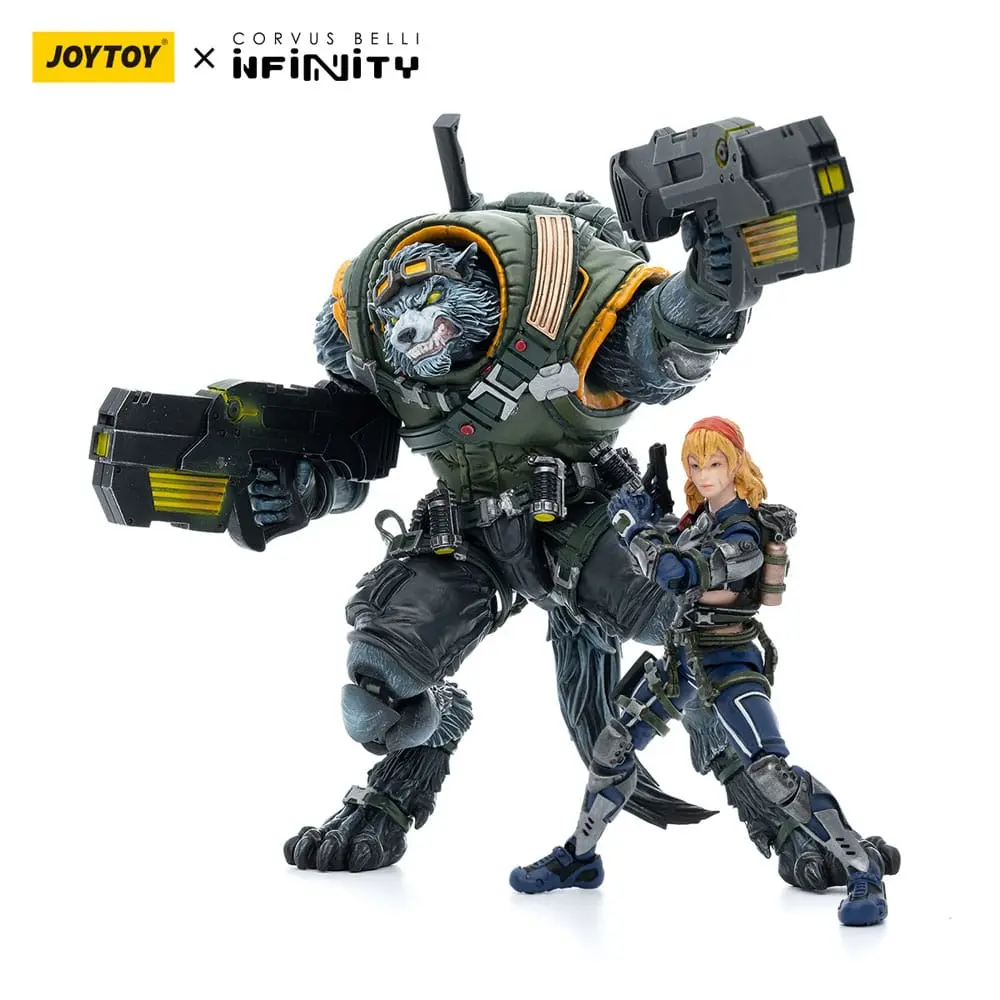 Infinity Actionfiguren 1/18 Ariadna Equipe Mirage-5 Sergent Duroc & Lieutenant Margot Berthier Produktfoto