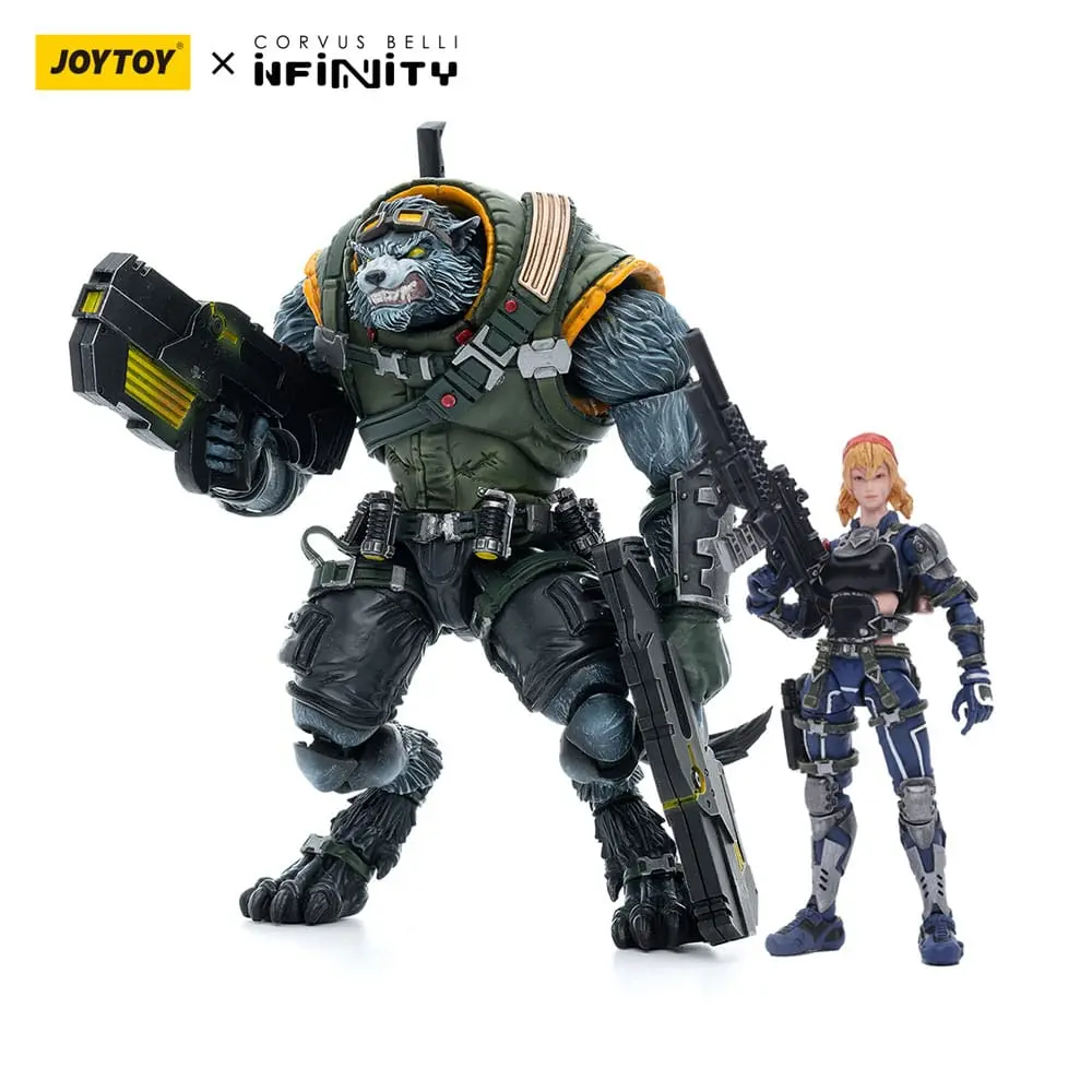 Infinity Actionfiguren 1/18 Ariadna Equipe Mirage-5 Sergent Duroc & Lieutenant Margot Berthier Produktfoto