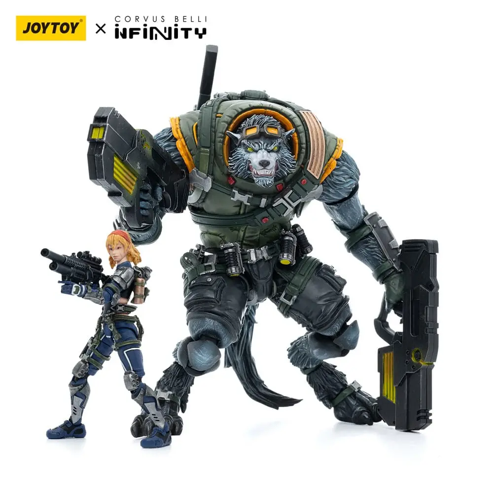 Infinity Actionfiguren 1/18 Ariadna Equipe Mirage-5 Sergent Duroc & Lieutenant Margot Berthier Produktfoto