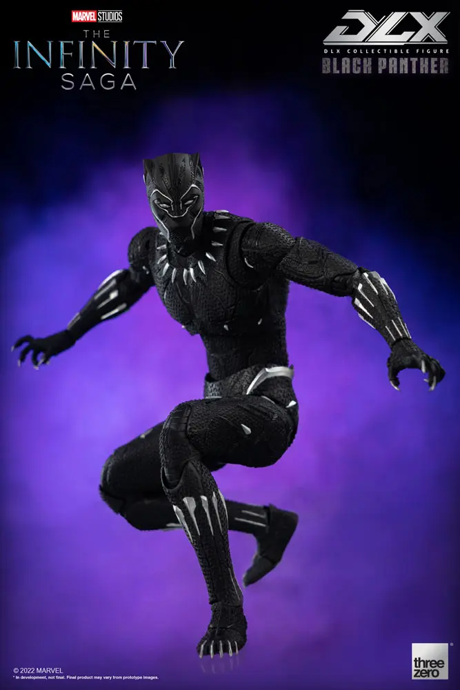 Infinity Saga DLX Actionfigur 1/12 Black Panther 17 cm termékfotó