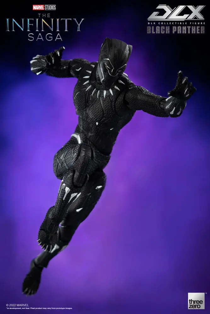 Infinity Saga DLX Actionfigur 1/12 Black Panther 17 cm termékfotó