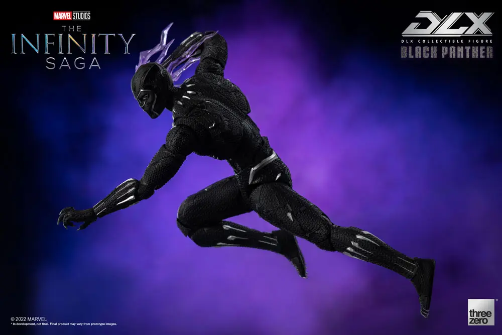 Infinity Saga DLX Actionfigur 1/12 Black Panther 17 cm termékfotó