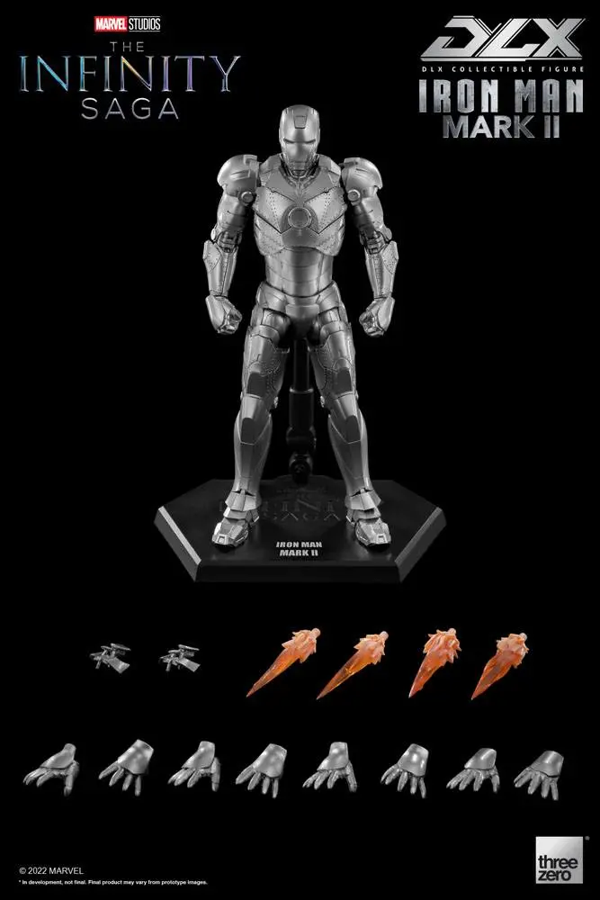Infinity Saga DLX Actionfigur 1/12 Iron Man Mark 2 17 cm Produktfoto