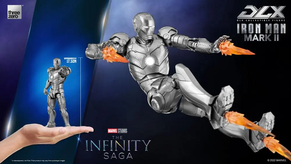 Infinity Saga DLX Actionfigur 1/12 Iron Man Mark 2 17 cm Produktfoto