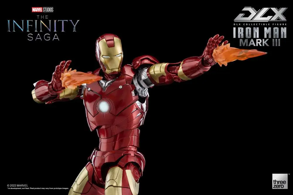 Infinity Saga DLX Actionfigur 1/12 Iron Man Mark 3 17 cm Produktfoto
