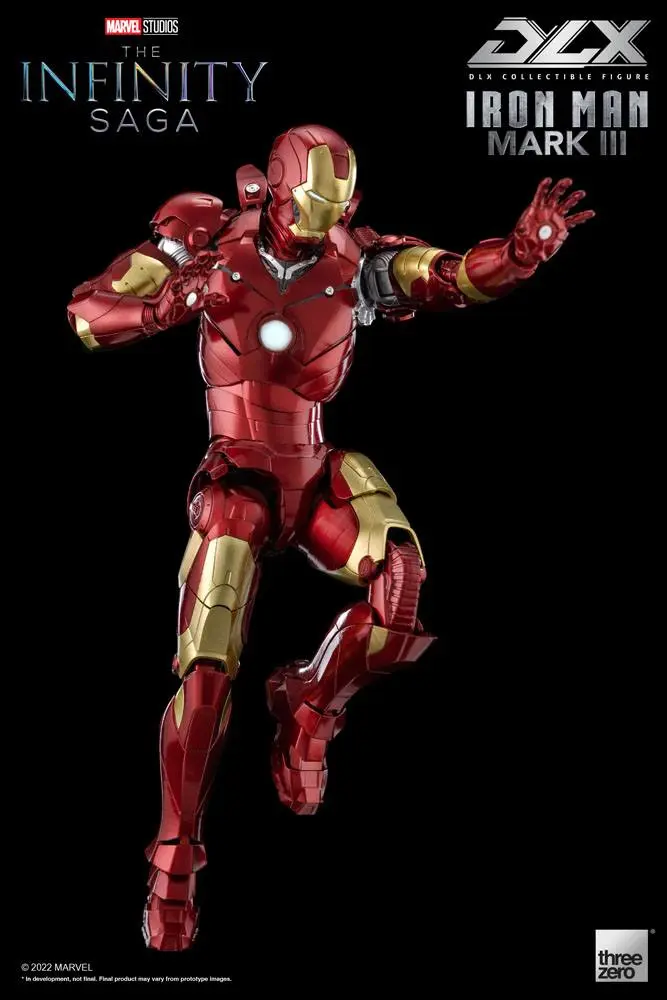 Infinity Saga DLX Actionfigur 1/12 Iron Man Mark 3 17 cm Produktfoto