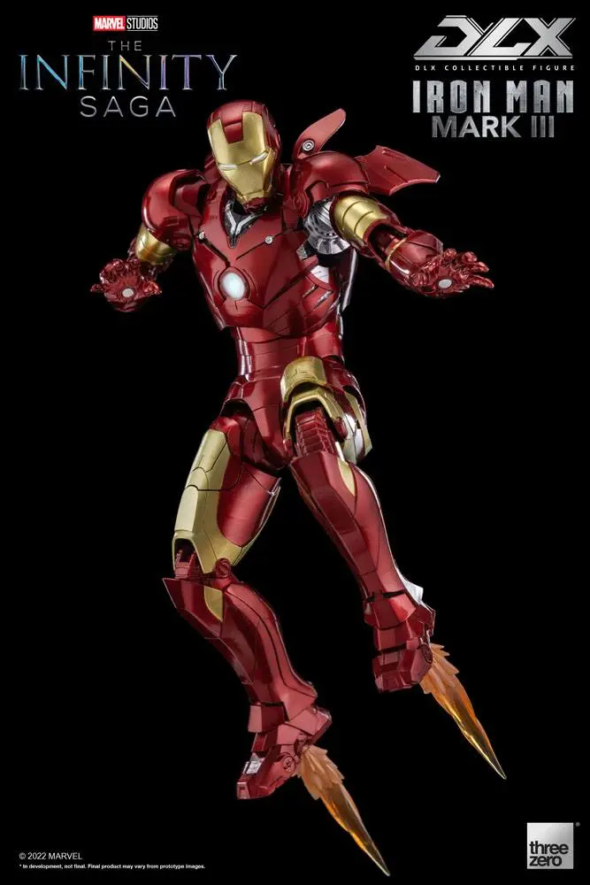 Infinity Saga DLX Actionfigur 1/12 Iron Man Mark 3 17 cm Produktfoto