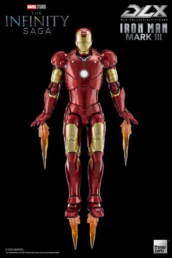 Infinity Saga DLX Actionfigur 1/12 Iron Man Mark 3 17 cm Produktfoto