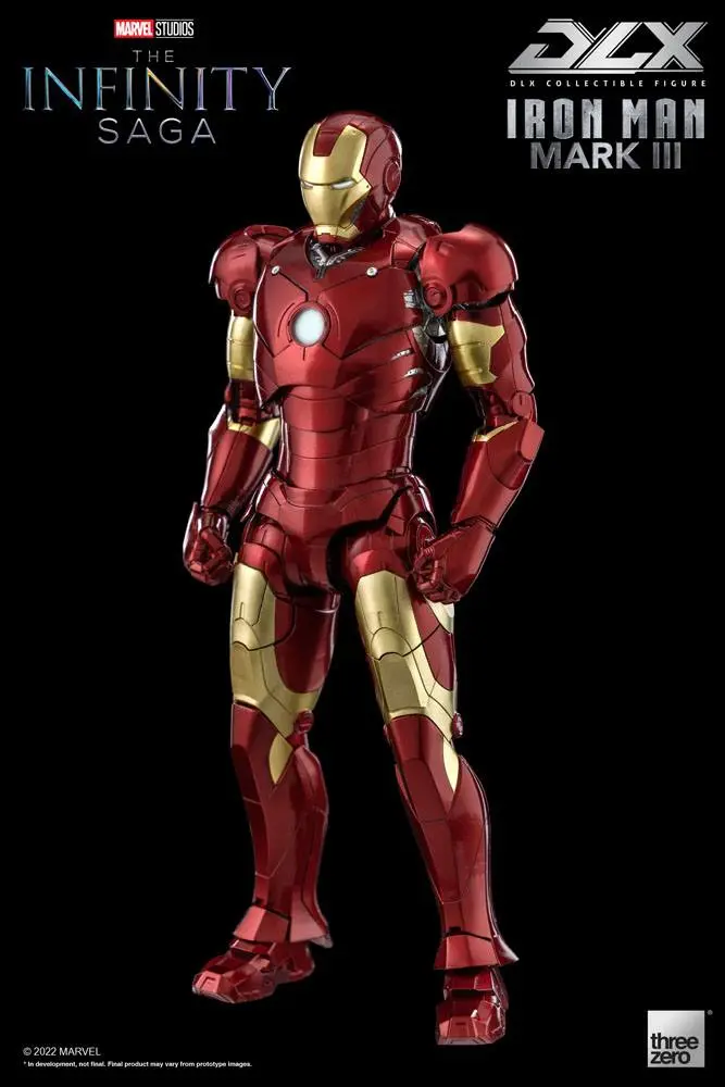 Infinity Saga DLX Actionfigur 1/12 Iron Man Mark 3 17 cm Produktfoto