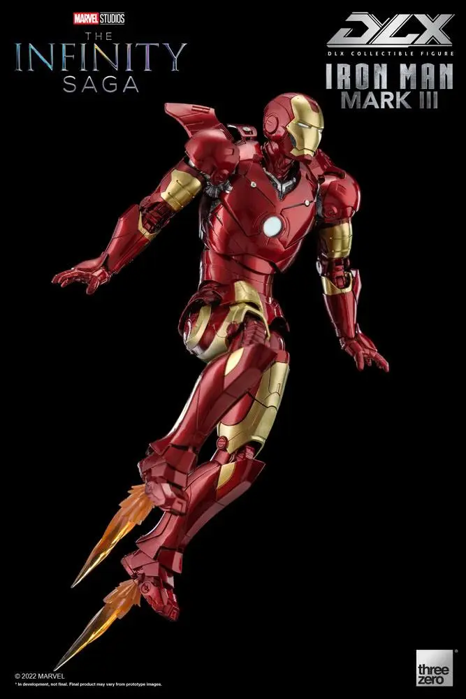 Infinity Saga DLX Actionfigur 1/12 Iron Man Mark 3 17 cm Produktfoto