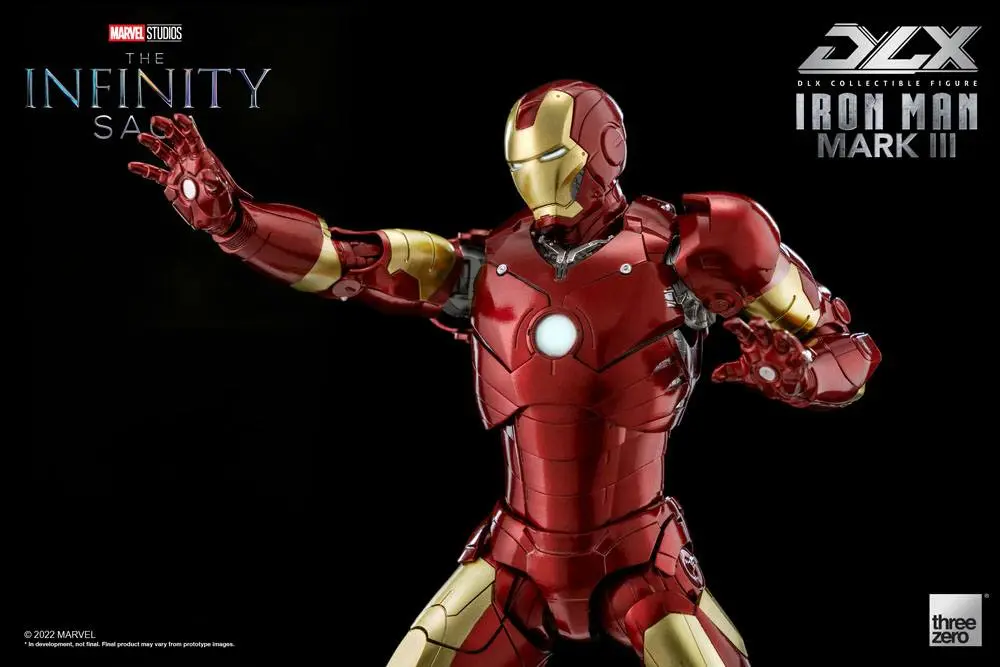 Infinity Saga DLX Actionfigur 1/12 Iron Man Mark 3 17 cm Produktfoto