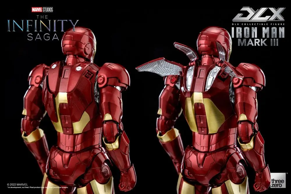 Infinity Saga DLX Actionfigur 1/12 Iron Man Mark 3 17 cm Produktfoto
