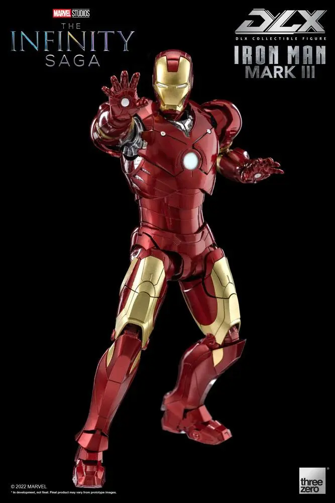 Infinity Saga DLX Actionfigur 1/12 Iron Man Mark 3 17 cm Produktfoto