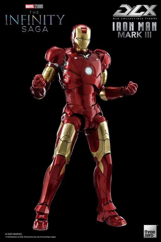 Infinity Saga DLX Actionfigur 1/12 Iron Man Mark 3 17 cm Produktfoto