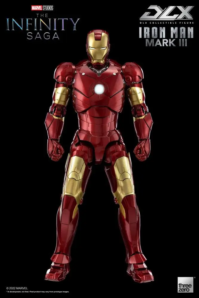Infinity Saga DLX Actionfigur 1/12 Iron Man Mark 3 17 cm Produktfoto
