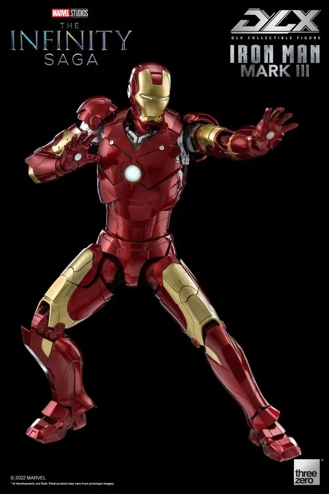 Infinity Saga DLX Actionfigur 1/12 Iron Man Mark 3 17 cm Produktfoto
