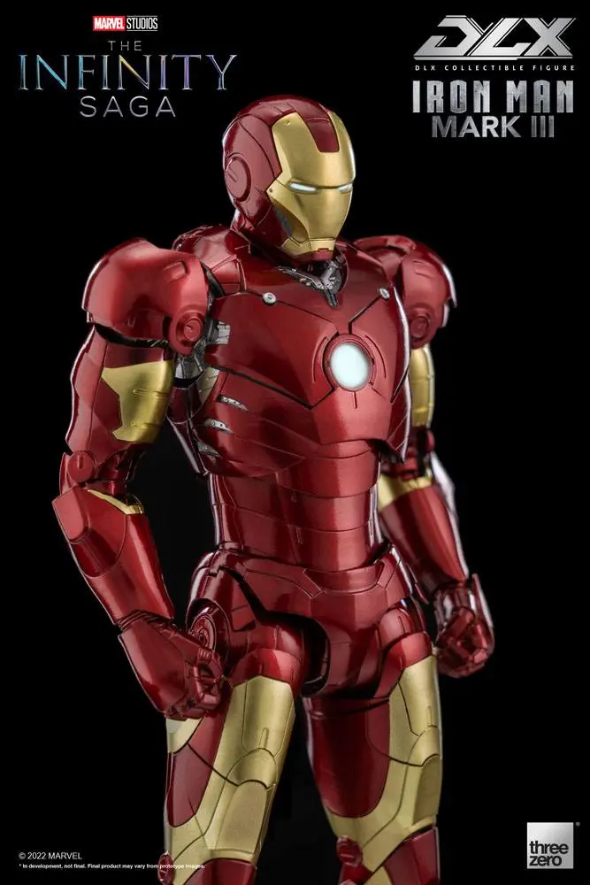 Infinity Saga DLX Actionfigur 1/12 Iron Man Mark 3 17 cm Produktfoto