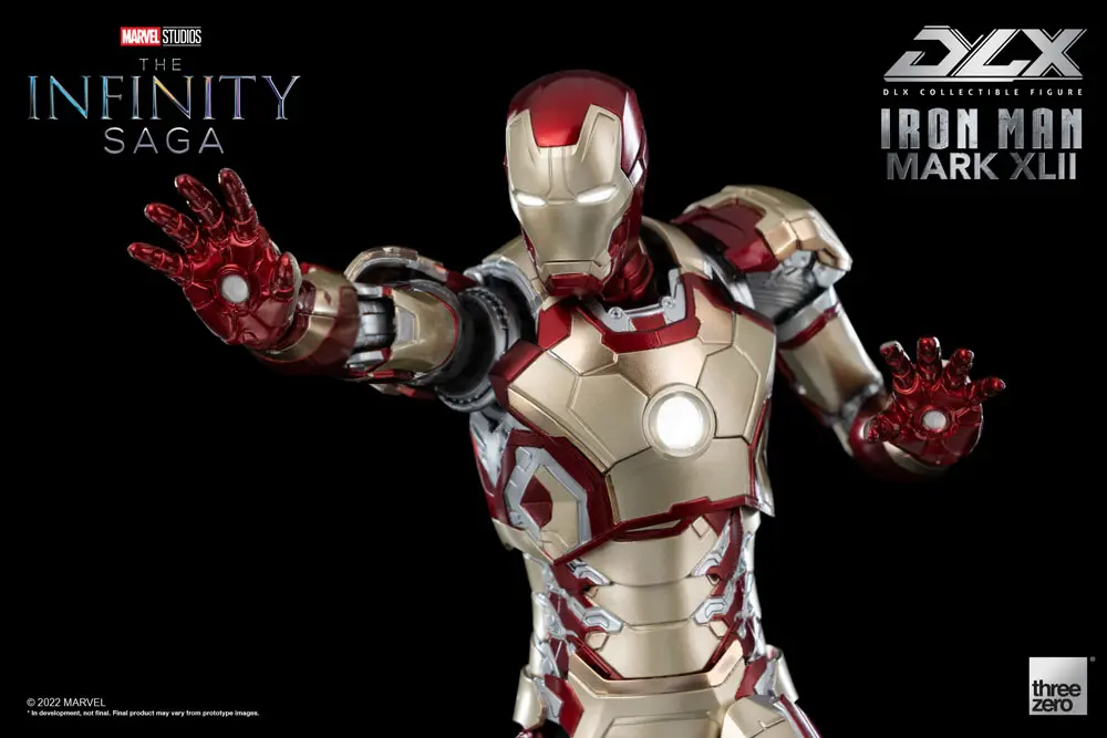 Infinity Saga DLX Action Figur 1/12 Iron Man Mark 42 17 cm Produktfoto