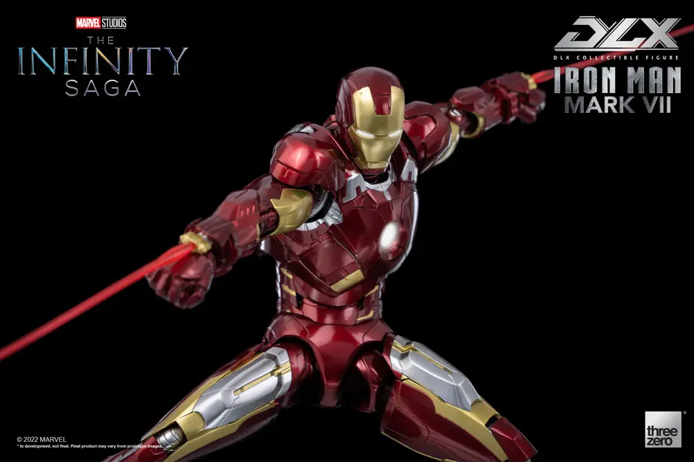 Infinity Saga DLX Actionfigur 1/12 Iron Man Mark 7 17 cm Produktfoto