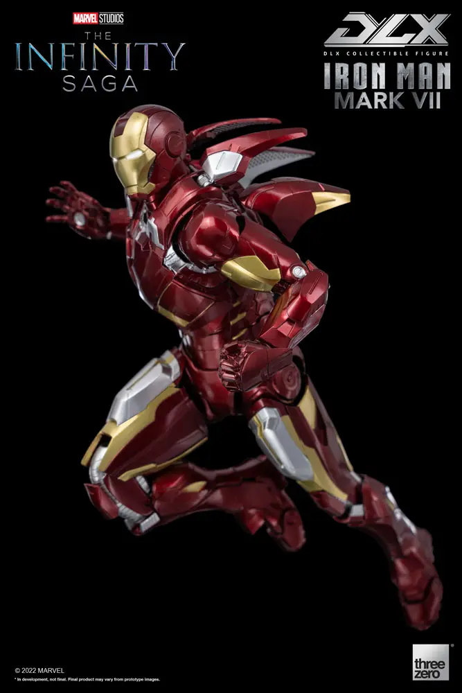 Infinity Saga DLX Actionfigur 1/12 Iron Man Mark 7 17 cm Produktfoto