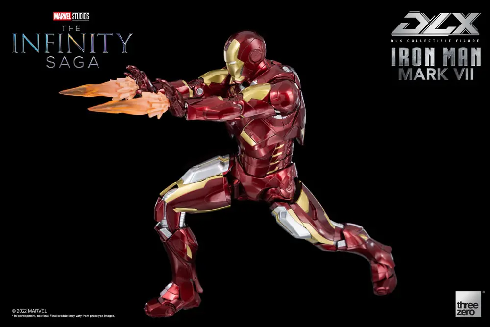 Infinity Saga DLX Actionfigur 1/12 Iron Man Mark 7 17 cm Produktfoto