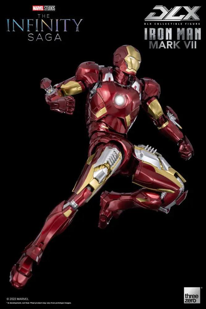 Infinity Saga DLX Actionfigur 1/12 Iron Man Mark 7 17 cm Produktfoto