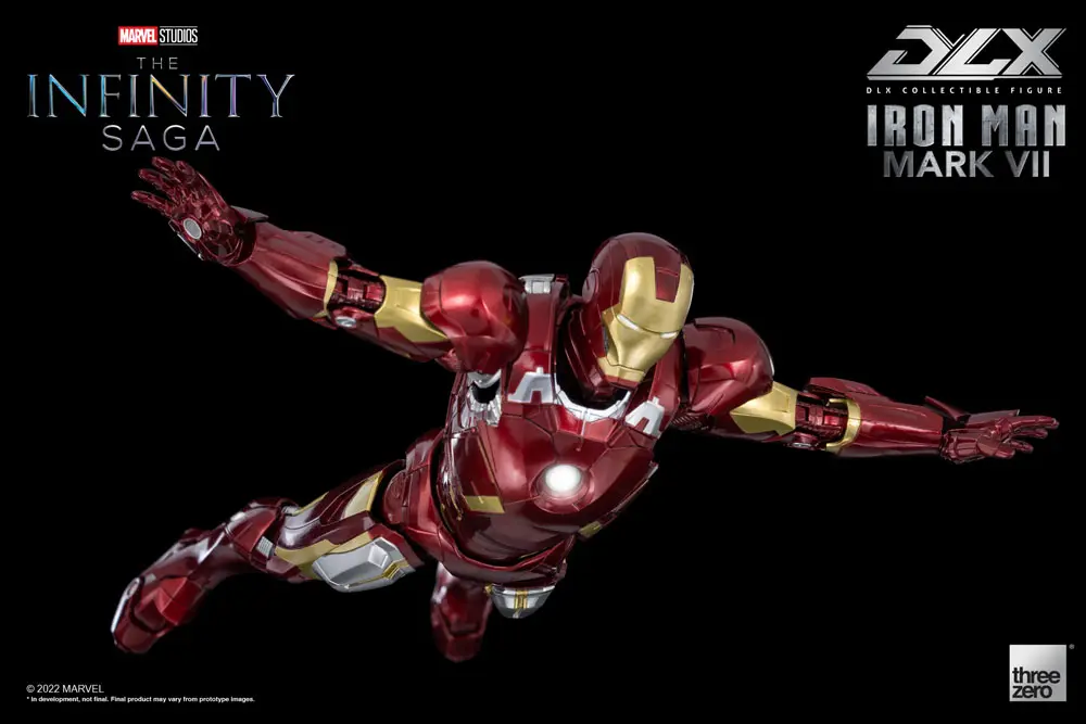 Infinity Saga DLX Actionfigur 1/12 Iron Man Mark 7 17 cm Produktfoto
