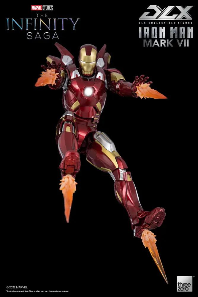 Infinity Saga DLX Actionfigur 1/12 Iron Man Mark 7 17 cm Produktfoto
