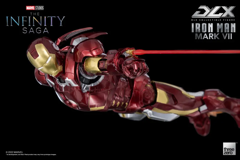 Infinity Saga DLX Actionfigur 1/12 Iron Man Mark 7 17 cm Produktfoto