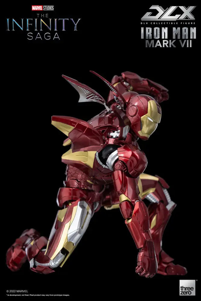 Infinity Saga DLX Actionfigur 1/12 Iron Man Mark 7 17 cm Produktfoto