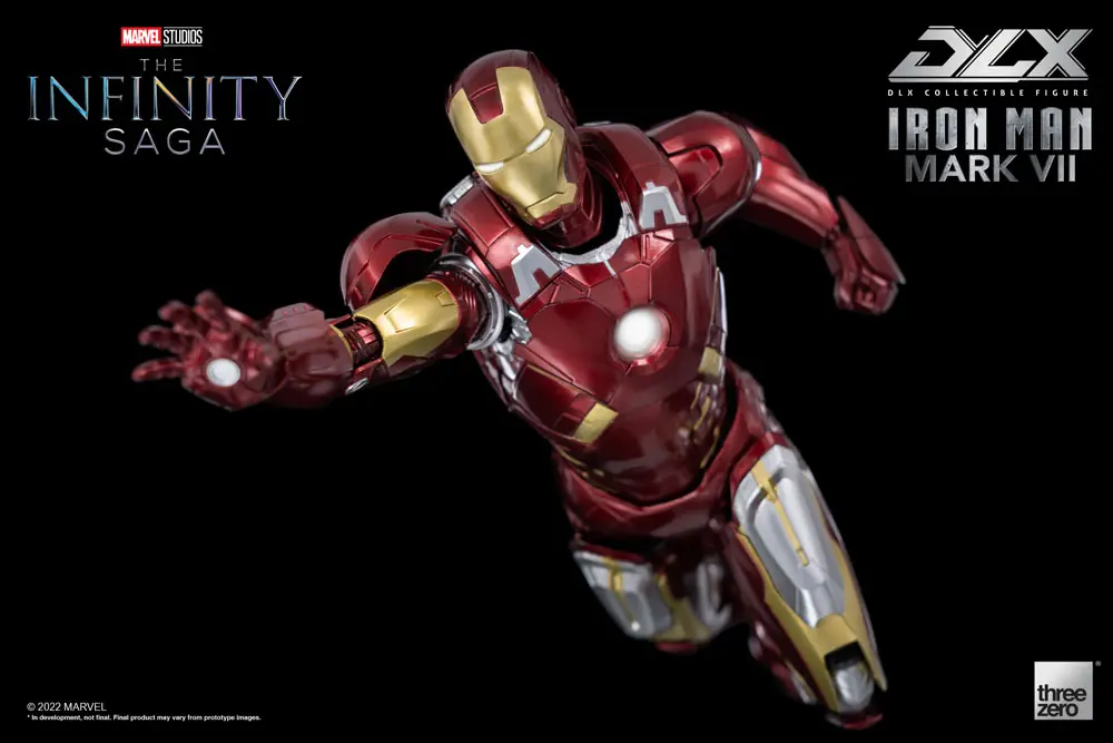Infinity Saga DLX Actionfigur 1/12 Iron Man Mark 7 17 cm Produktfoto