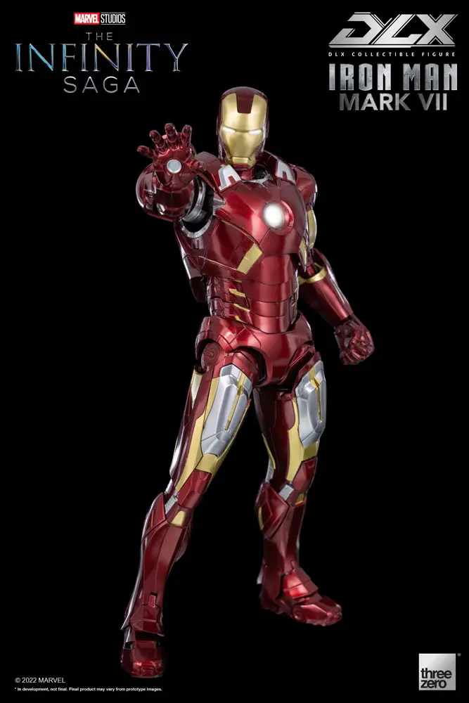 Infinity Saga DLX Actionfigur 1/12 Iron Man Mark 7 17 cm Produktfoto