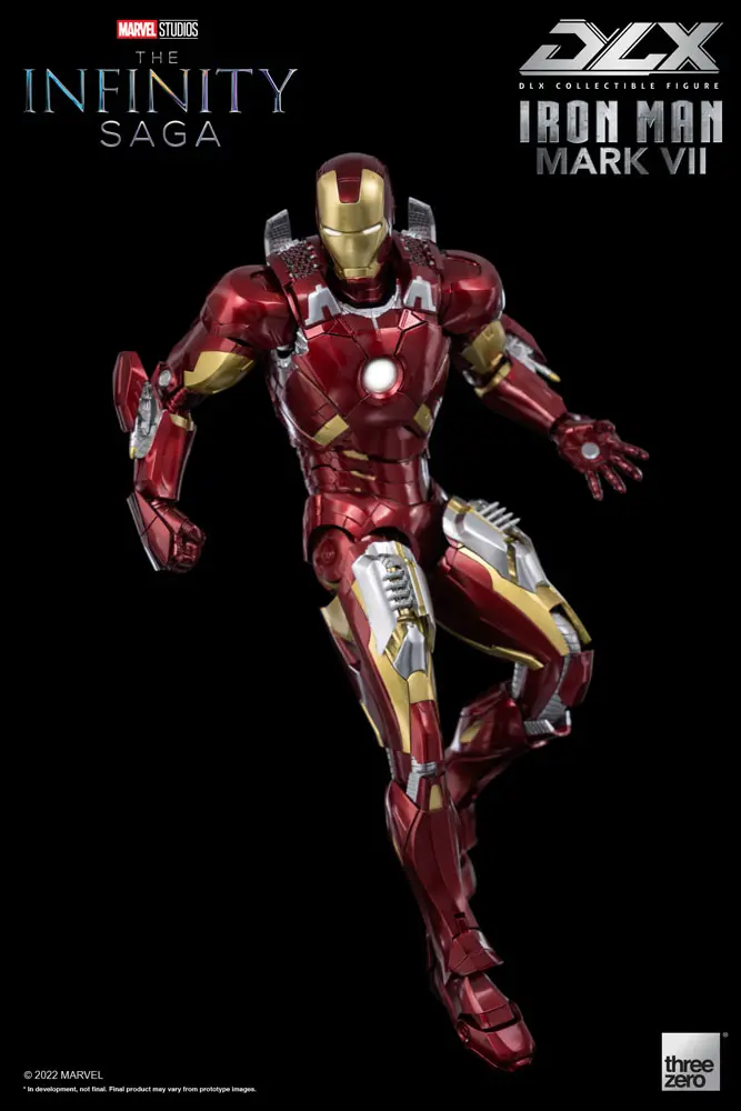 Infinity Saga DLX Actionfigur 1/12 Iron Man Mark 7 17 cm Produktfoto