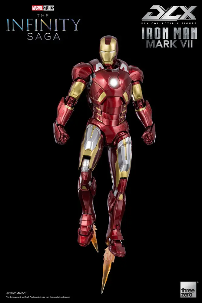 Infinity Saga DLX Actionfigur 1/12 Iron Man Mark 7 17 cm Produktfoto