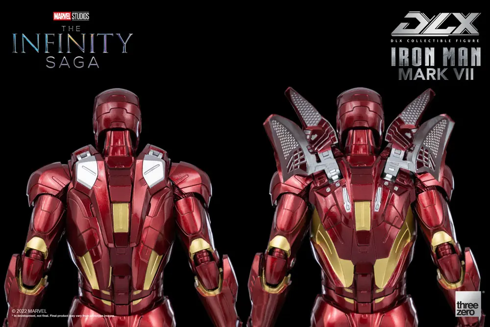 Infinity Saga DLX Actionfigur 1/12 Iron Man Mark 7 17 cm Produktfoto