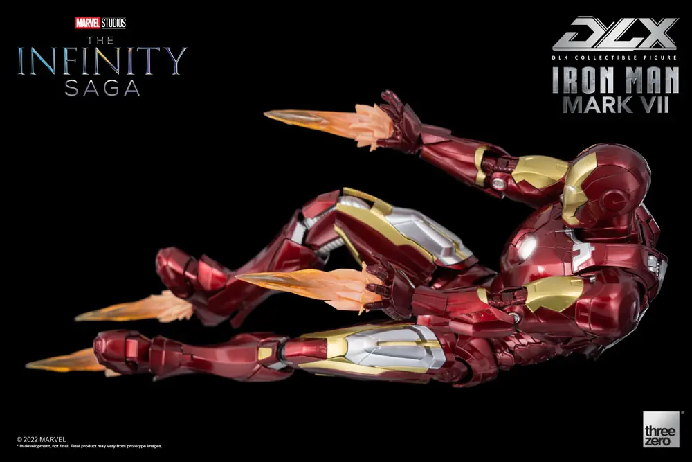 Infinity Saga DLX Actionfigur 1/12 Iron Man Mark 7 17 cm Produktfoto